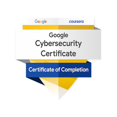Google Cybersecurity Professional Certificate badge